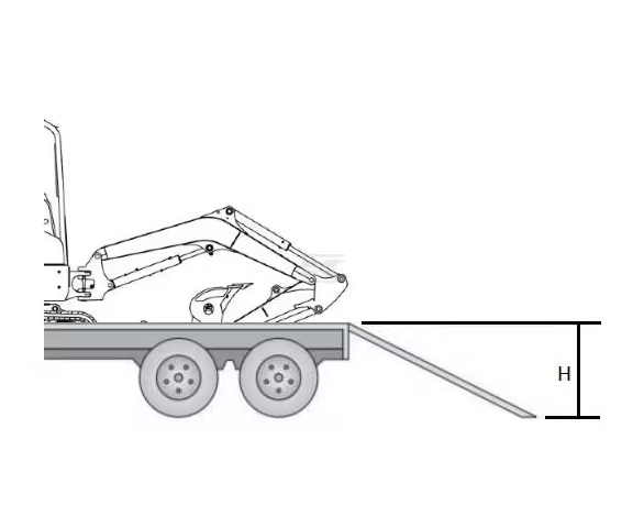 Rampe alu - 400kg 2000x200x50 mm Buet
